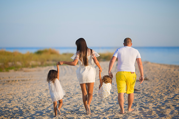 Happy family vacation